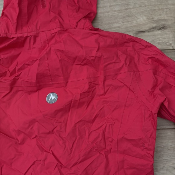 Marmot XS Women's Full Zip Hoodie Rain Wind Jacket Pockets Lightweight - Picture 6 of 6